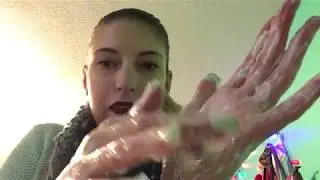 ASMR | Hand lotion sounds | Minimal whispering, tapping, towel sounds |