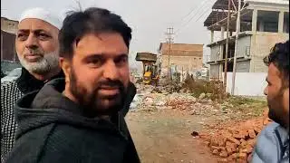 Removal of garbage dumped on roadside , Residents of Nagbal thanks JKUM president