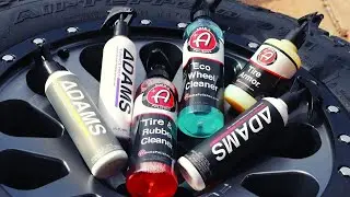 Applying Adams Tire Armor & Ceramic Wheel Coating!! Is It Worth it?