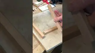 Making a miniature artist easel  #woodworking