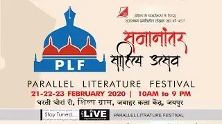 STAY TUNED  - Parallel Literature festival (#PLF2020 ) Live Sessions