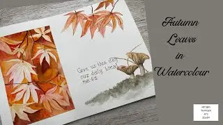 Watch Autumn come Alive with Negative Painting in Watercolour!