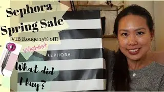 sephora vib rouge spring 2018 sale | what I bought and wishlist