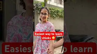 Easiest way to learn shloks😳😱 #vrindavan #love #krishna #motivation #shloka #happy #trending #easy