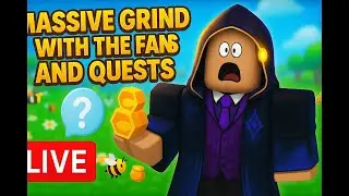 Grinding Bee swarm simulator fans AND GIVEAWAY! - Roblox Adventures!
