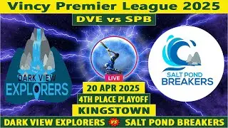 Dark View Explorers vs Salt Pond Breakers Live | DVE vs SPB Live | 4th Place Playoff of VPL T10 2025