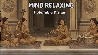 Mind Relaxing Flute Tabla and Sitar Compilation   Hindustani Instrumental Music , Vol - 19
