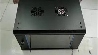 6U 600mm Width 450mm Depth Wall Mounted Single Section Network Cabinet Rack 6RU