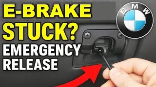 BMW E-BRAKE Electronic Handbrake Stuck? How to Do the Emergency Release