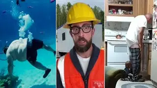 Смешные моменты из неудачных строительных работ, часть 1 | Лучшее из подборки Adam Rose React