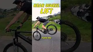 Как поднять заднее колесо на горном велосипеде💥#mtb #mountainbike #mtbskills #short #shortsvideo