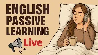 Passive English listening learning in sleep.  24/7 Shadowing English Speaking Practice
