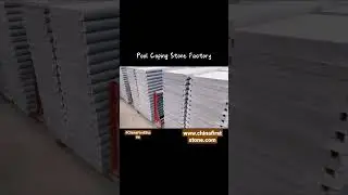 First Stone| Let me take you turn around our swimming pool coping stone factory #coping #factory