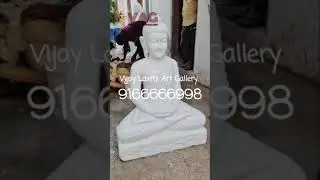 White Marble Buddha Statue || Meditation Buddha Statue For Outdoor Garden  Call 9166666998