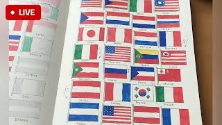 Country flag drawing ‼️