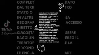 Che cos'&egrave; un Exclave? #storia #exclave #cultura