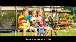 Safe Outdoor Fun for All Ages: Gigu Trampolines with Enclosure Net Ladder Anti-Rust Coating - ASTM A