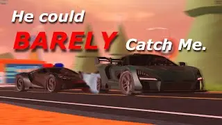 This Cop Was NO MATCH For My Driving... | Roblox Jailbreak