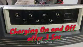 #LUMINOUS ECOWATT charging off  3 sec after mains in