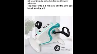 Electric Digital Automatic Pedal Exerciser for Rehabilitation of the Arms, Hands, Knees, and Legs