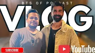 We Weren&rsquo;t Ready for This&hellip; Podcast BTS ft. Nived Mishra 😱 #btsvlog #podcast