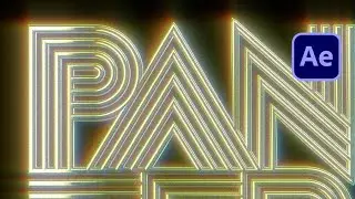 How To Make Glowing Gold Text in After Effects With Deep Glow 2 Plugin