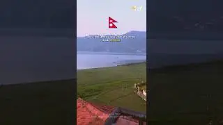 🇳🇵 Phew lake at night VS sunrise. | Pokhara Nepal | Phewa Lake #nepal #travel #shorts #pokhara