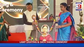 LAXMI MEMORIAL COLLEGE OF NURSING LAMP LIGHTING & OATH TAKING CEREMONY