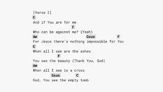 Battle Belongs - Phil Wickham CAPO1 (guitarCHORDS+lyrics)