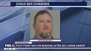 Pilot Point mayor Matthew McIlravy resigns after sex crime arrest