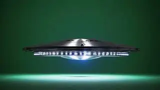UFO Flying Saucer &ndash; Animated Green Screen VFX Effect