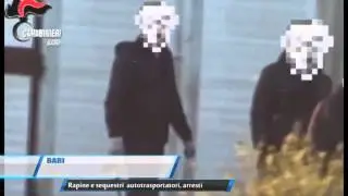 BARI RAPINE E SEQUESTRI AUTOTRASPORTATORI ARRESTI TELEREGIONE 05 05 2016