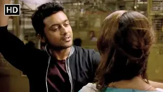 Mass Movie Scene - अपने लव सीन को हॉरर सीन क्यों बना रहे हो - Suriya, Nayanthara - Comedy Scene HD