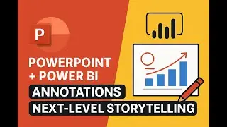 Power BI + PowerPoint 🤝Present Data Like a Pro  with Annotations✨📊