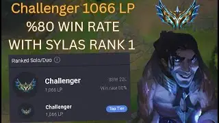 RANK 1 SYLAS - I GOT CHALLENGER %80 WIN RATE WITH HARVESTER SYLAS