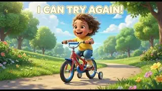 The Wobbly Bicycle | Try Again Song for Kids | SEL Confidence Learning