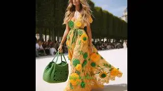 💛💚💙#fashion #subscribe #trend #crochet #artificialintelligence #new #newvideo #model #moda #design