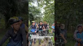 Keseruan GOBARRR Gowes Bareng Family Bike Sukoharjo Pringsewu #short #fyp #viral #gowes