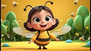 Count the Busy Bees in the Garden | Fun Counting Song for Kids | Nature Learning Nursery Rhyme