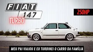 FIAT 147 TURBO DE RUA - Turbinei o carro da família