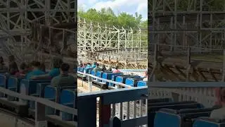 &ldquo;Wild One&rdquo; Wooden Roller Coaster At Six Flags America