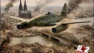  🇩🇪 COLOGNE 1945 | FULL TESTFLIGHT IN MESSERSCHMITT ME-262 | FLIGHTSIM | IL-2