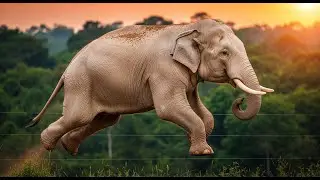 elephants breaking electric fence