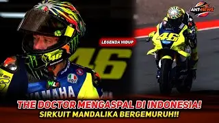 SEJARAH TERJADI❗VALENTINO ROSSI AKHIRNYA JAJAL SIRKUIT MANDALIKA &mdash; AUTO JADI SOROTAN DUNIA MOTOGP 🔥