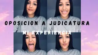 OPOSICI&Oacute;N A JUDICATURA (mi experiencia): 8 meses opositando