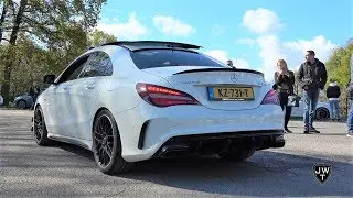 Mercedes-Benz CLA45 AMG Exhaust SOUNDS! REVS, Launch Control & More!