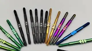 Varieties of Titanium RC turnbuckles