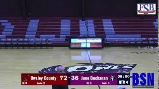 14th Region All A Boys Tournament - Owsley County Owls vs June Buchanan Crusaders - 01-09-24