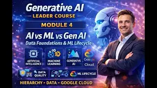Generative AI Leader (Module 4): AI vs ML vs Gen AI, Data Foundations & ML Lifecycle