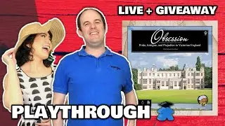 Obsession -  LIVE Playthrough Board Game & Worldwide Giveway